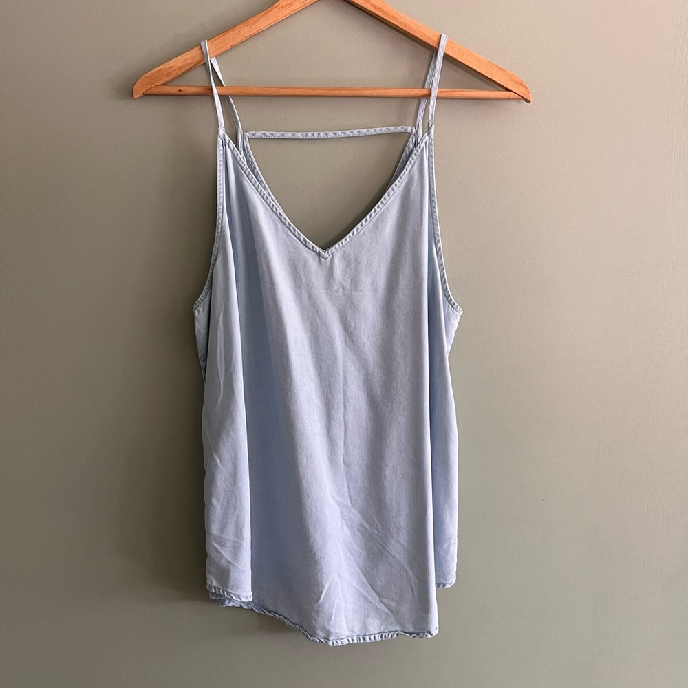 Loft Chambray Tank
